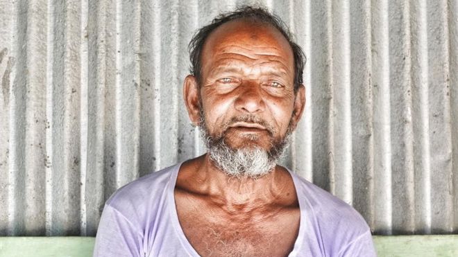 Abdul Mannan, 61, is a resident of Poaturkuthi, the largest enclave of 1,800 voters.
