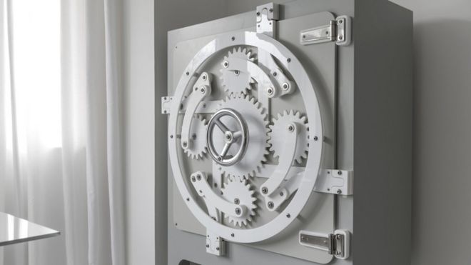 Scott Jarvie's lockable safe cabinet