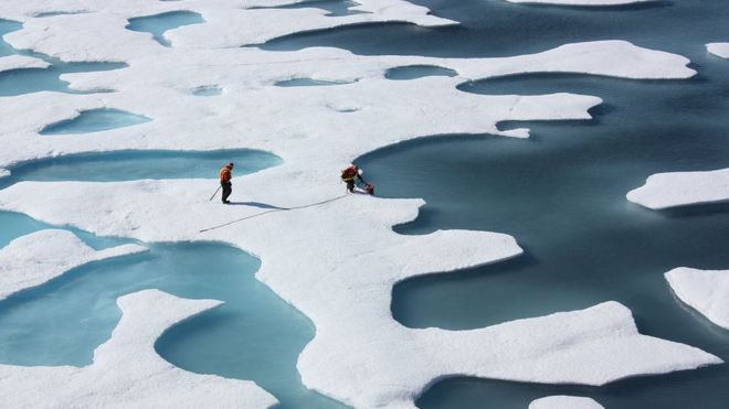 Melt ponds