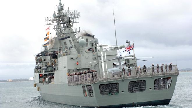 The HMAS Warramunga