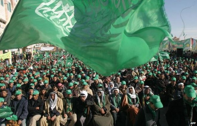 Hamas rally in the West Bank village of Yatta, 2006