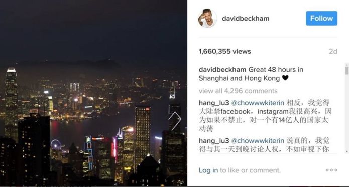 Beckham, Hong Kong