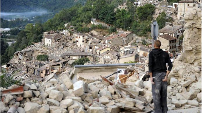 Resultado de imagem para terremoto na italia