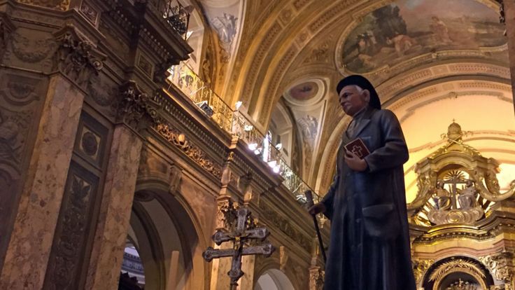 Brochero en la catedral de Buenos Aires.