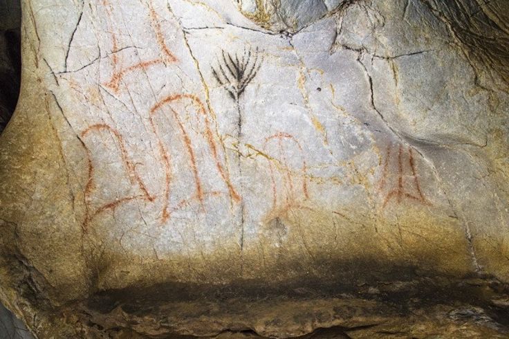 Cueva con gráficos