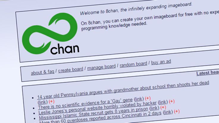 Portada de 8chan