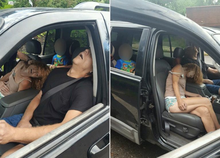 Rhonda Pasek y James Acord en una sobredosis de heroína en su automóvil