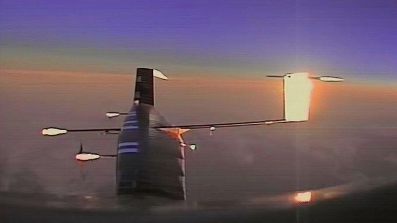 O pouso da aeronave Solar Impulse