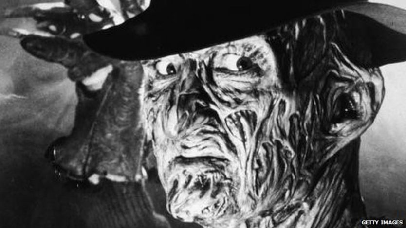 Robert Englund as Freddy Krueger of A Nightmare on Elm Street in 1989