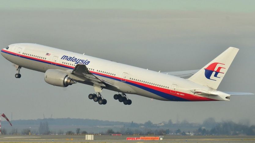 Foto do voo MH370, da Malaysia Airways