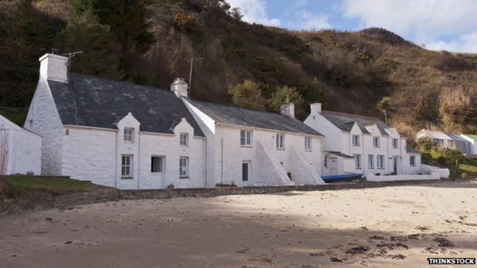 Homes at Nefyn in North Wales