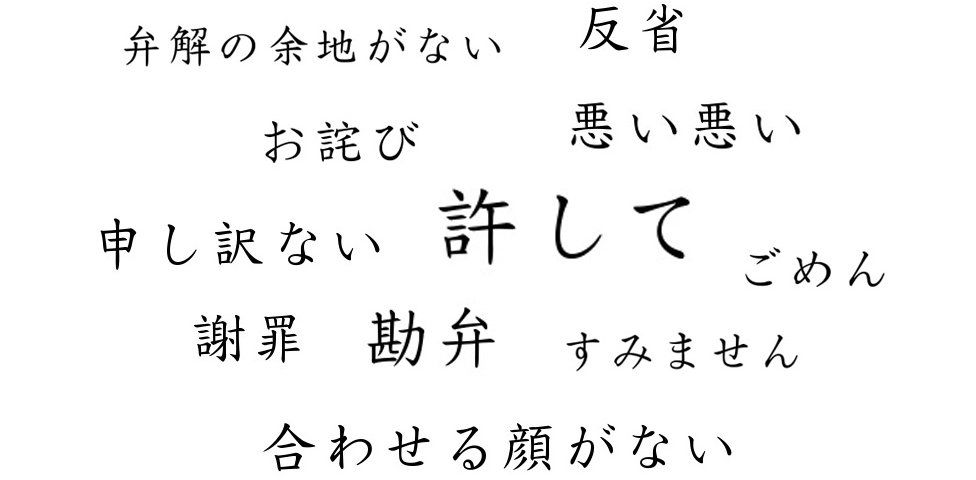 How To Write Sorry In Japanese