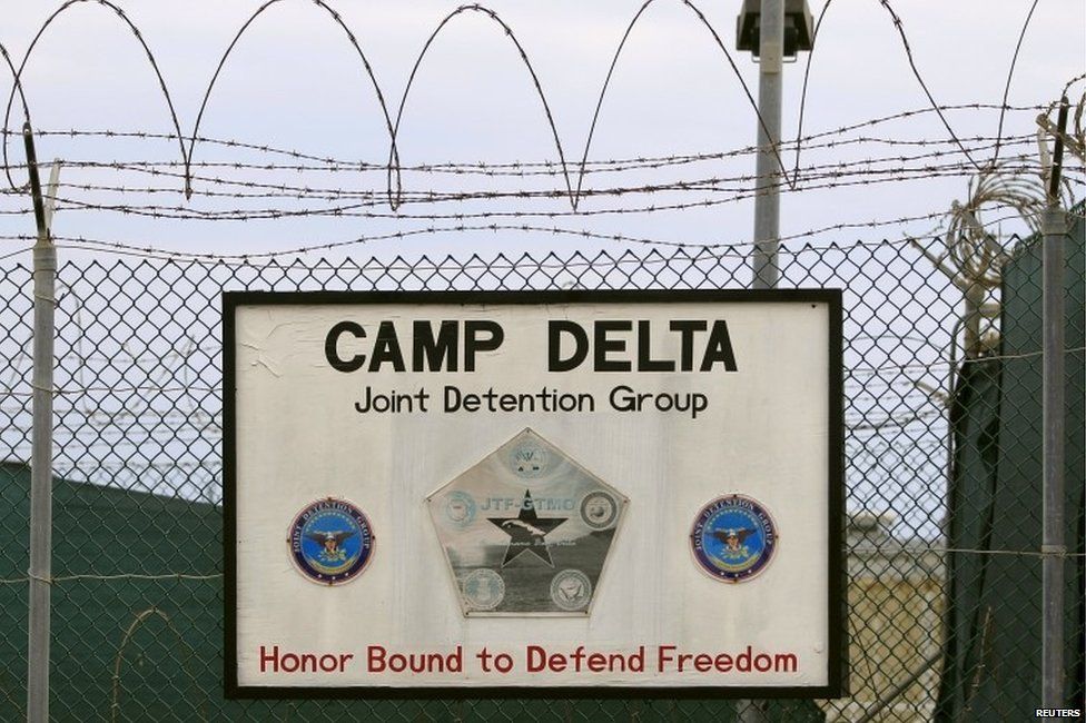 The exterior of Camp Delta