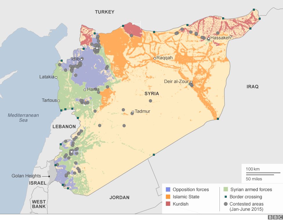 Syria map