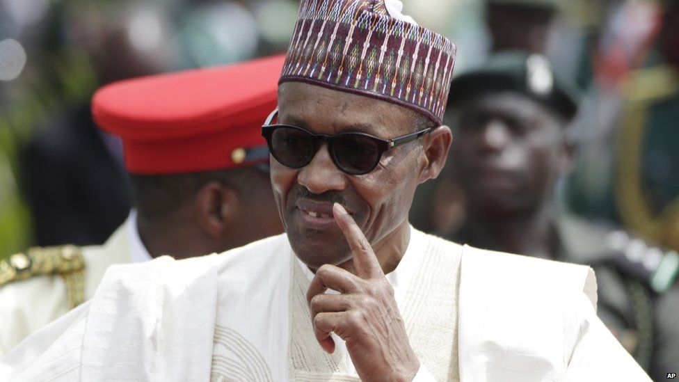 President Muhammadu Buhari. 29 May 2015