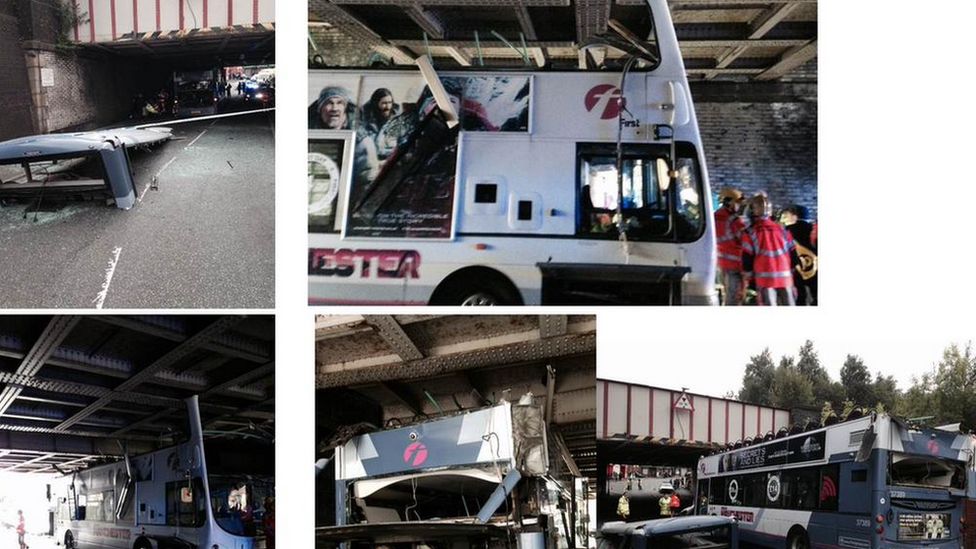 Rochdale Bus Crash: Seventeen Hurt As Roof Shears Off - BBC News