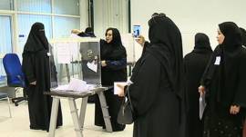 На избирательном участке