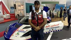 Zaid Al Mamari, paramédico con los Servicios de Ambulancias de la Corporación de Dubai