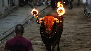 el toro de fuego