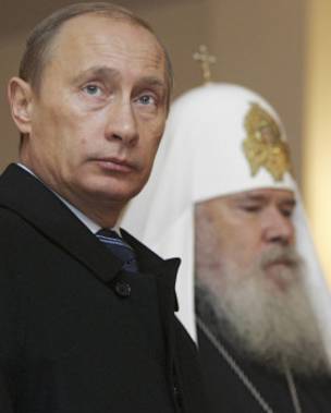 Vladimir Putin y el patriarca Kirill