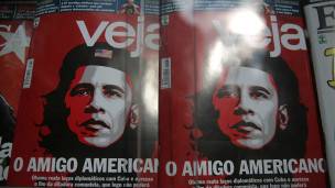 Una revista con la imagen de Obama