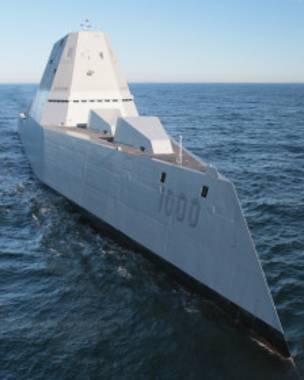 El diseño angular del barco es la clave para que sus grandes dimensiones no sean captadas por los radares.