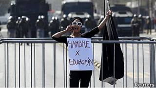 Marcha estudiantil. Archivo