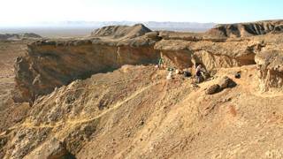 Sitio en el noreste de China, en la provincia de Xinjiang, donde fueron hallados los fósiles