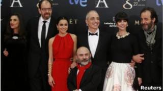 El reparto de Blancanieves en los premios Goya