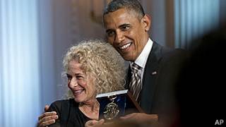 Carole King y Barack Obama