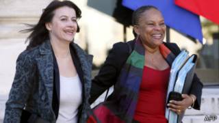 Christiane Taubira (à droite) ne sera pas lundi à Kigali, où elle devait représenter son pays, pour les commémorations du génocide rwandais