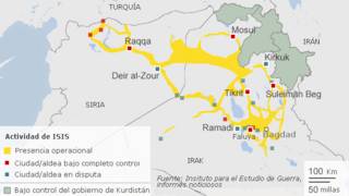 Mapa Irak