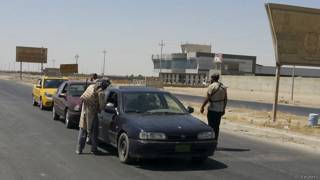 Militantes del Estado Islámico en Nínive, Irak