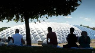 Centro de refugiados en Múnich