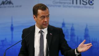 Российский премьер-министр Дмитрий Медведев