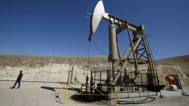 Poço de petróleo nos Estados Unidos