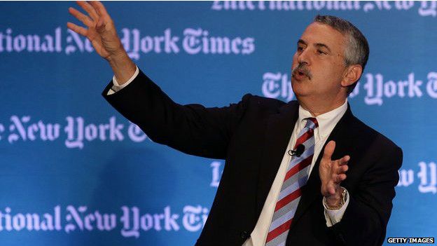 O escritor e jornalista Thomas L Friedman