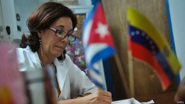 Médica cubana en una misión de salud venezolana, año 201
