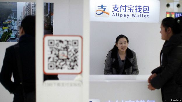 阿里巴巴的Alipay 目前仍是中国电子支付市场的主导者。