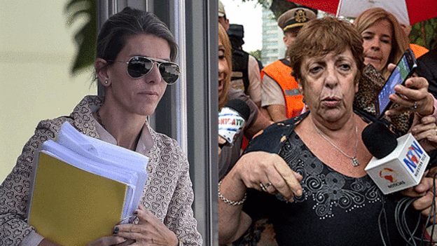 Hubo muchos momentos de tensión entre Sandra Arroyo Salgado ex esposa de Nisman y la fiscal de la causa, Viviana Fein.
