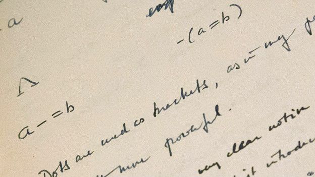 Manuscrito de Alan Turing