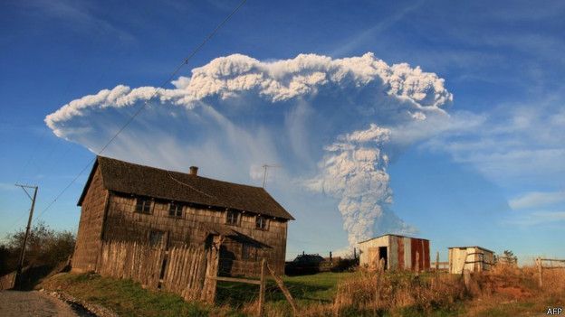 Volcán en Chile