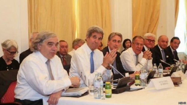 Участники переговоров в Вене