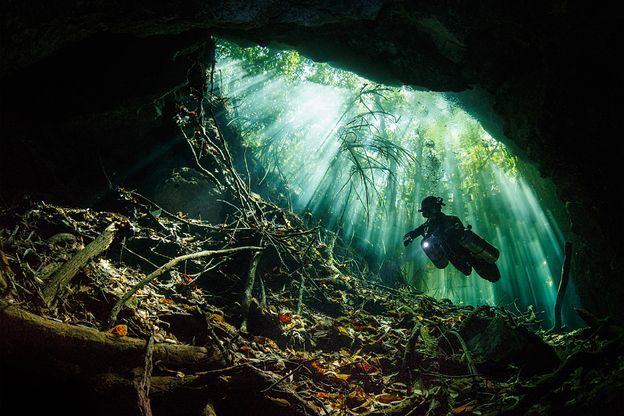 Cueva submarina en México 
