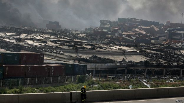 Explosiones en Tianjin, China
