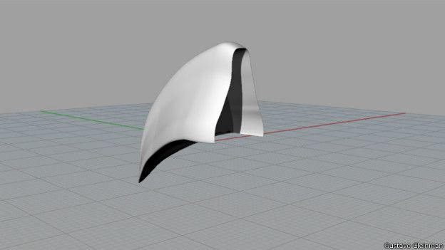 Diseño en 3D de pico de tucán