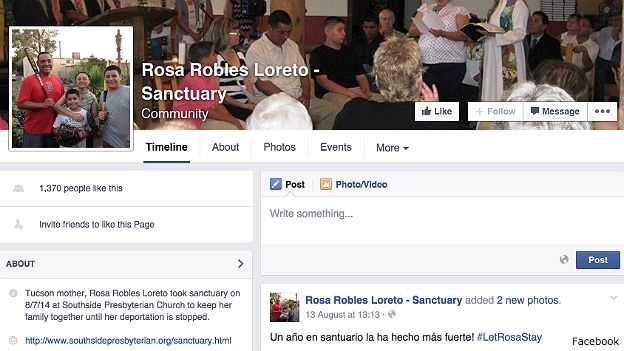 Página de Facebook en defensa de Rosa Robles