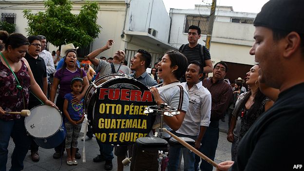 Protestas en Guatemala