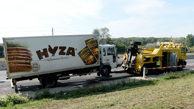 Austria, camión migrantes