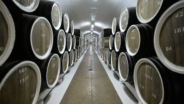 Хранилище вина в Массандре